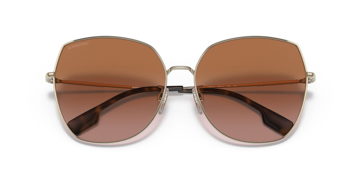 Burberry  0BE3136D 110913 60 Light Gold / Gradient Brown 60 / Plastic / Metal