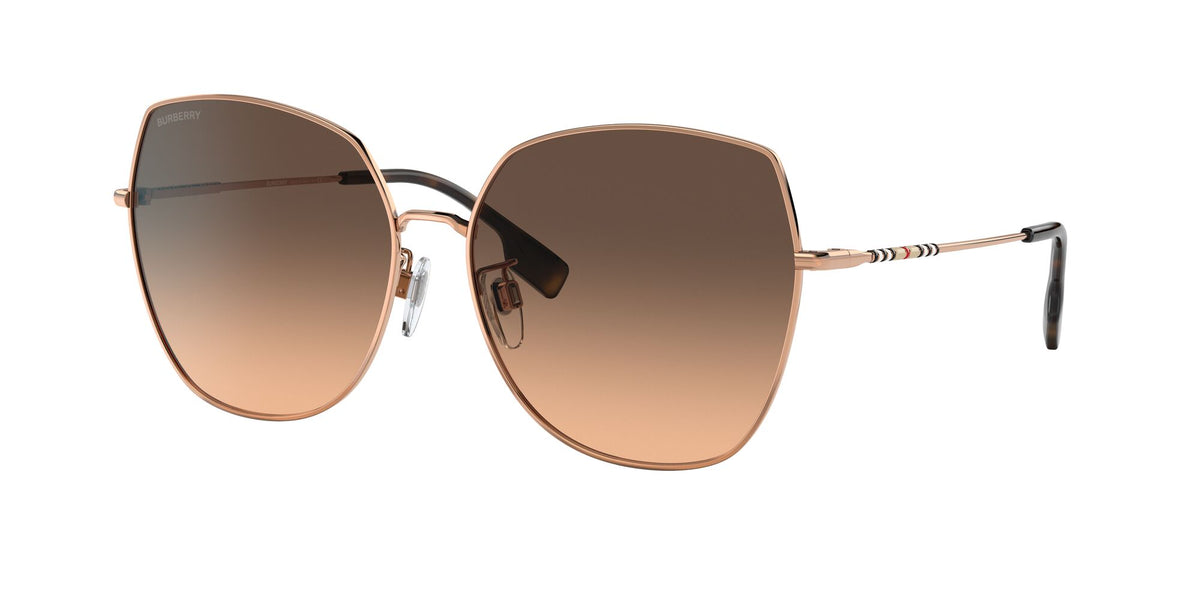 Burberry  0BE3136D 1337G9 60 Rose Gold / Gradient Violet 60 / Plastic / Metal