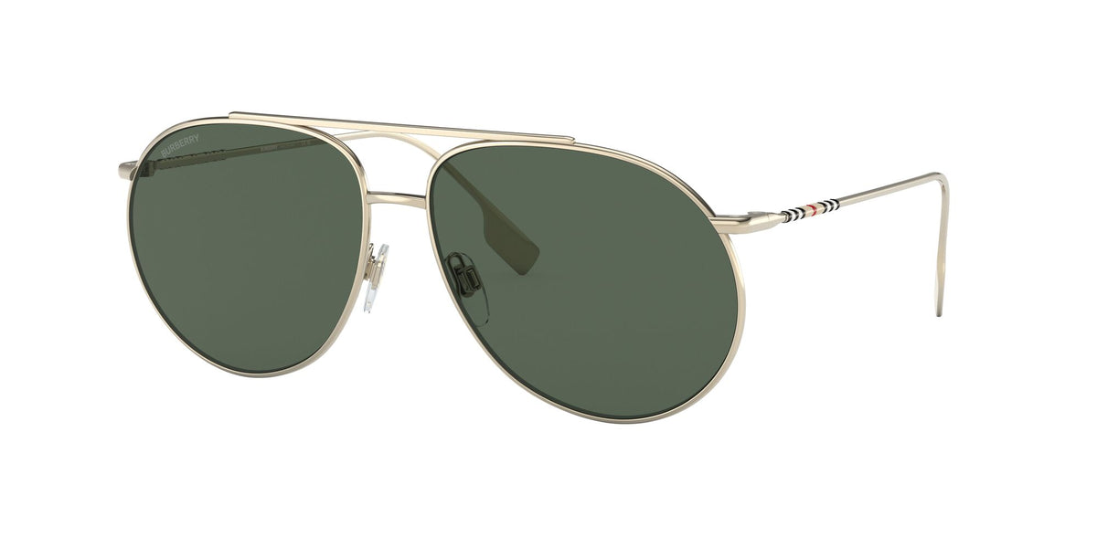 Burberry Alice 0BE3138 110971 61 Light Gold / Dark Green Lens 61 / Plastic / Metal