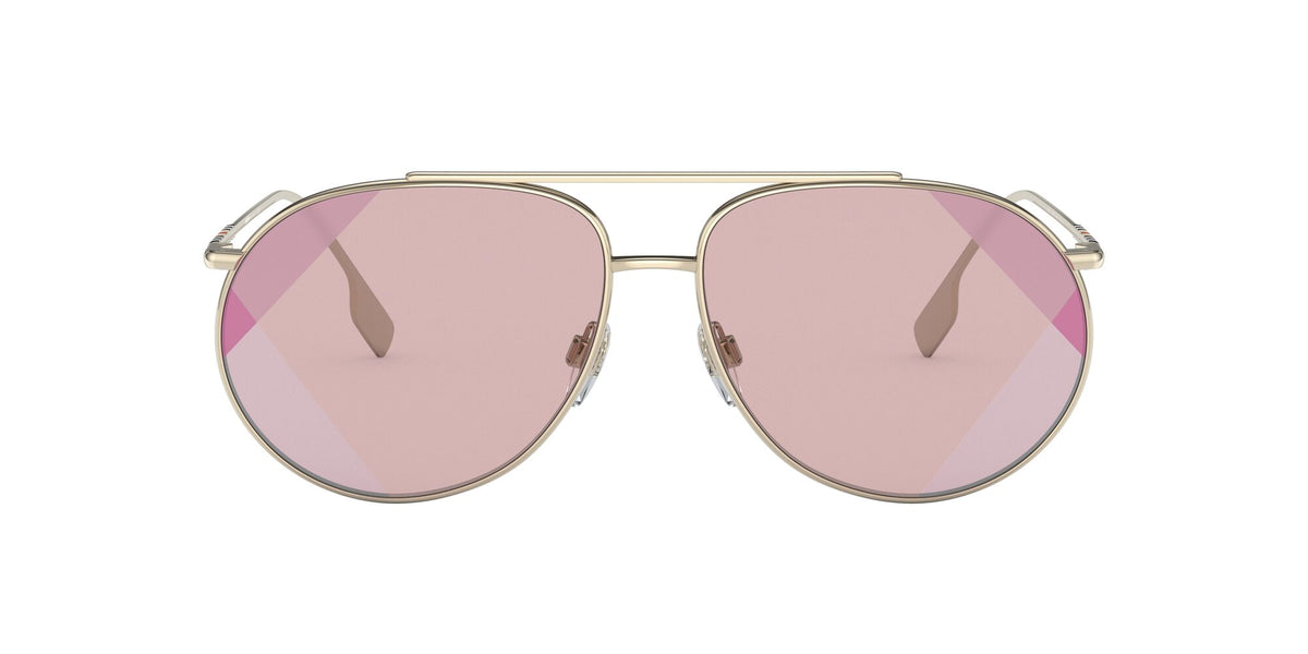 Burberry BE 3138 Light Gold / Pink Uv Print Be 61 / Plastic / Metal