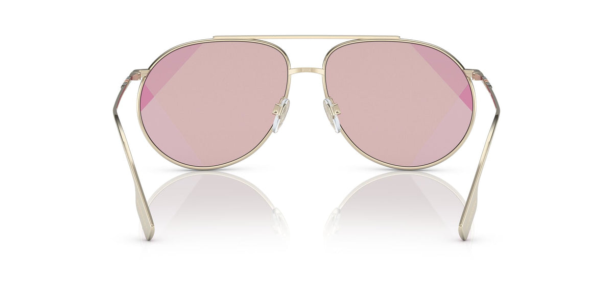 Burberry BE 3138 Light Gold / Pink Uv Print Be 61 / Plastic / Metal