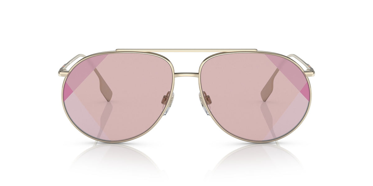 Burberry BE 3138 Light Gold / Pink Uv Print Be 61 / Plastic / Metal