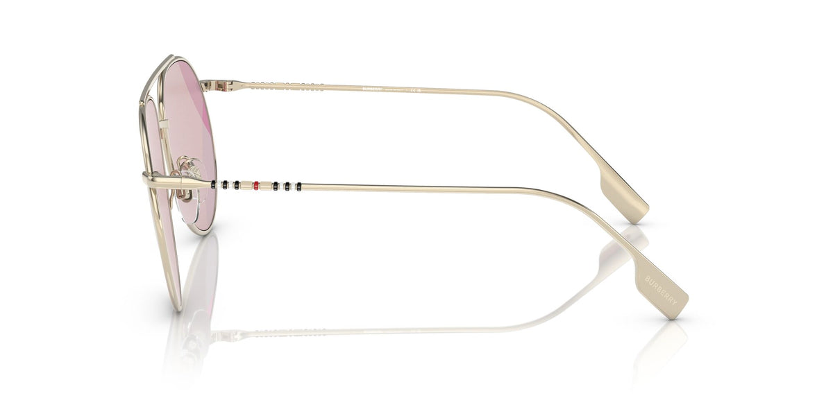 Burberry BE 3138 Light Gold / Pink Uv Print Be 61 / Plastic / Metal