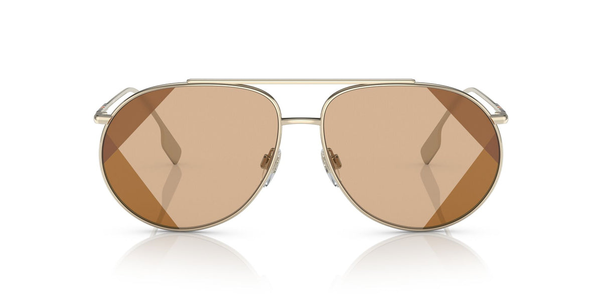 Burberry BE 3138 Light Gold / Light Brown Uv Print Be 61 / Plastic / Metal