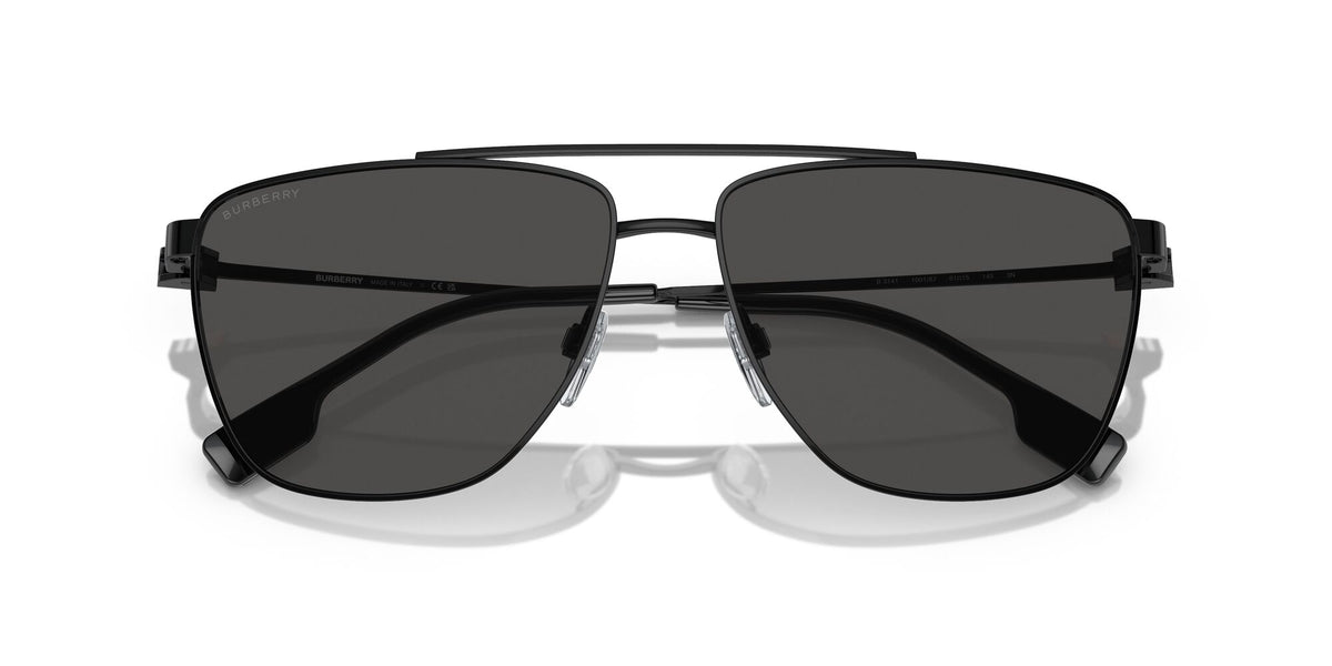 Burberry Blaine 0BE3141 100187 61 Black / Dark Grey 61 / Polyamide Bio / Metal / Metal
