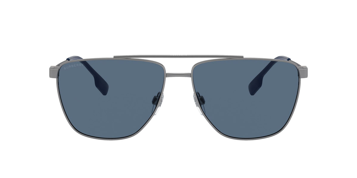 Burberry Blaine 0BE3141 100380 61 Gunmetal / Dark Blue 61 / Polyamide Bio / Metal / Metal