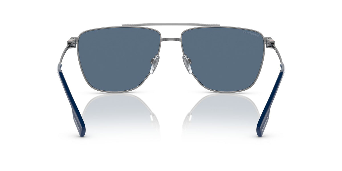 Burberry Blaine 0BE3141 100380 61 Gunmetal / Dark Blue 61 / Polyamide Bio / Metal / Metal