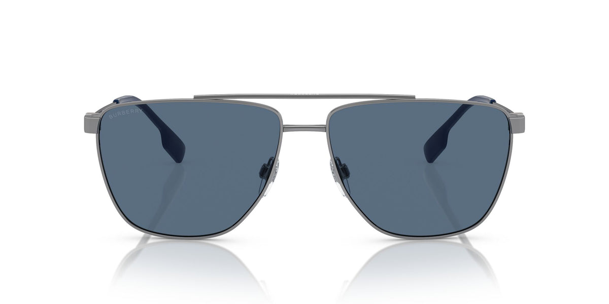 Burberry Blaine 0BE3141 100380 61 Gunmetal / Dark Blue 61 / Polyamide Bio / Metal / Metal