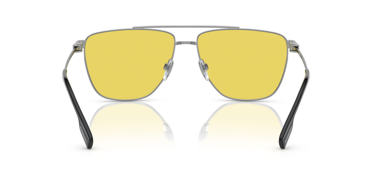 Burberry Blaine 0BE3141 100585 61 Silver / Yellow 61 / Polyamide Bio / Metal / Metal