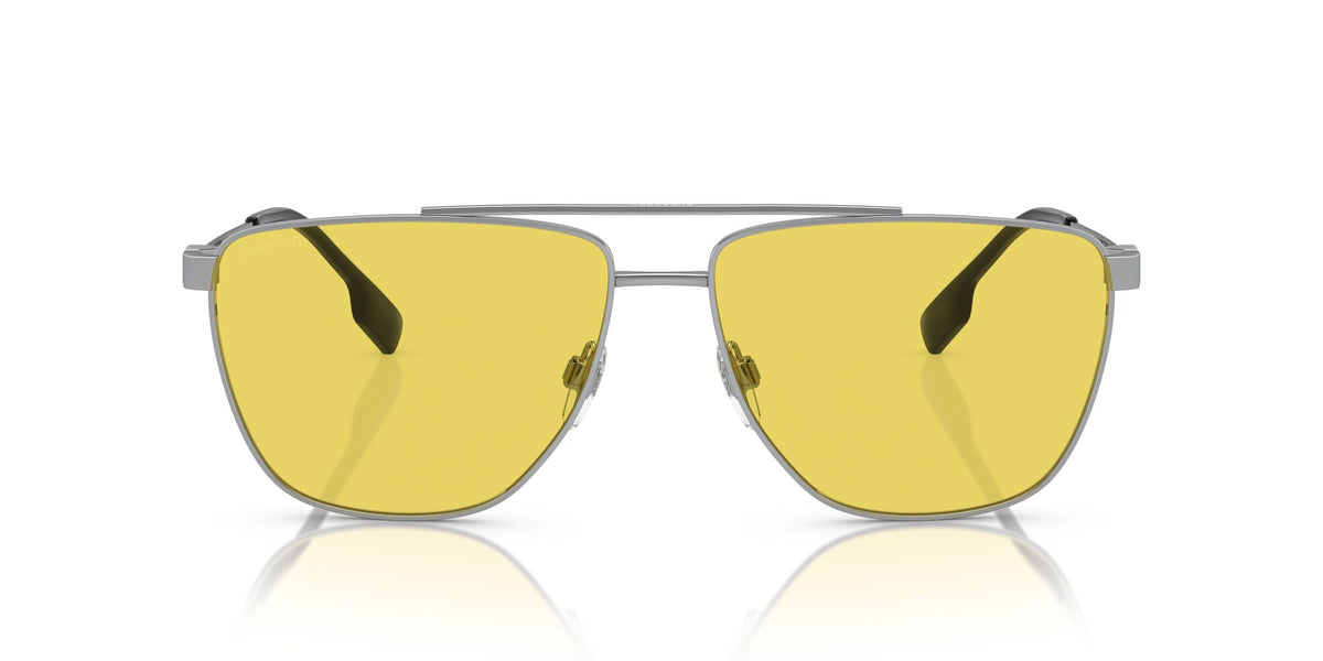 Burberry Blaine 0BE3141 100585 61 Silver / Yellow 61 / Polyamide Bio / Metal / Metal