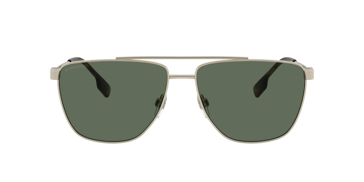 Burberry Blaine 0BE3141 110971 61 Light Gold / Dark Green Lens 61 / Polyamide Bio / Metal / Metal