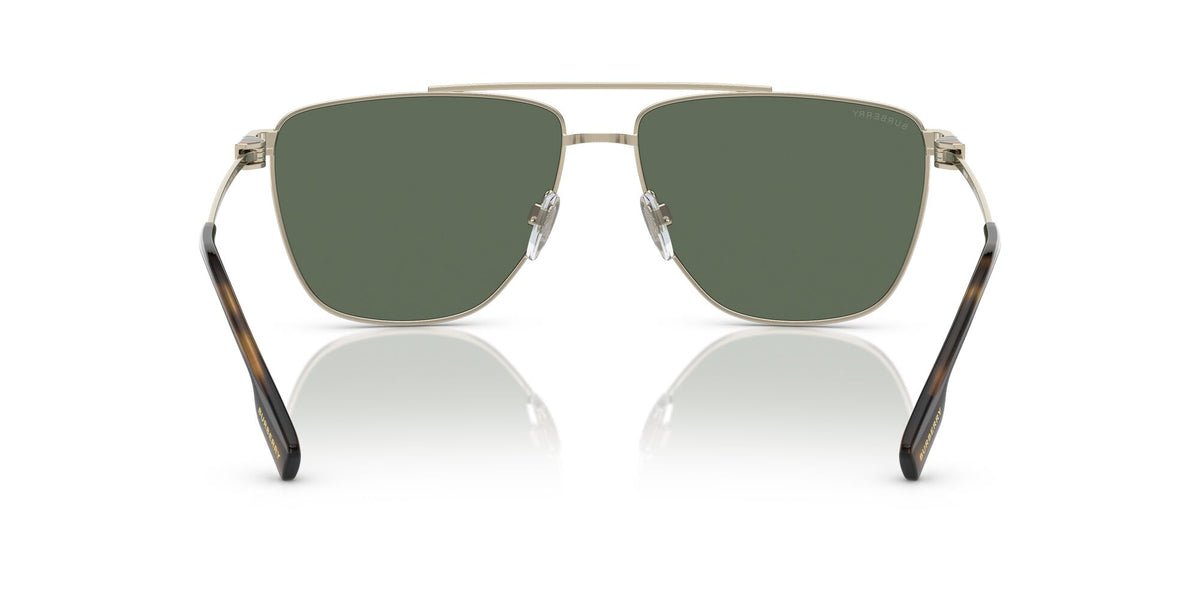Burberry Blaine 0BE3141 110971 61 Light Gold / Dark Green Lens 61 / Polyamide Bio / Metal / Metal
