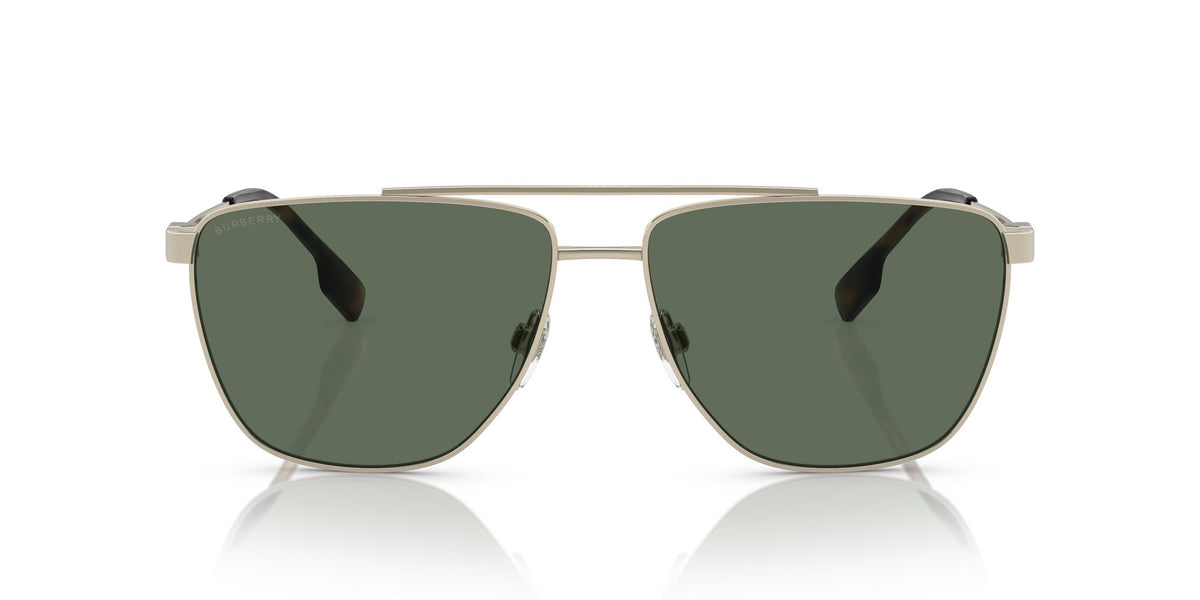 Burberry Blaine 0BE3141 110971 61 Light Gold / Dark Green Lens 61 / Polyamide Bio / Metal / Metal
