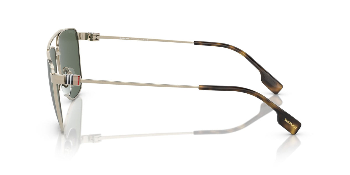 Burberry Blaine 0BE3141 110971 61 Light Gold / Dark Green Lens 61 / Polyamide Bio / Metal / Metal