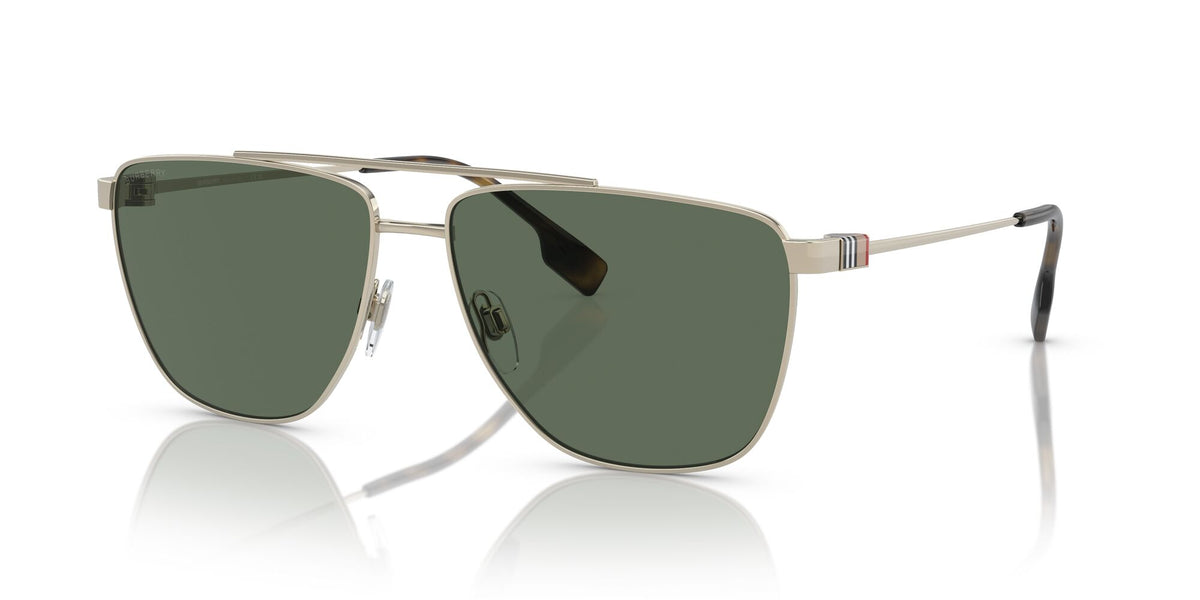 Burberry Blaine 0BE3141 110971 61 Light Gold / Dark Green Lens 61 / Polyamide Bio / Metal / Metal