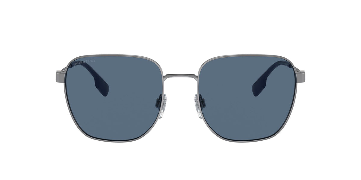 Burberry Drew 0BE3142 100380 55 Gunmetal / Dark Blue 55 / Polyamide Bio / Metal / Metal