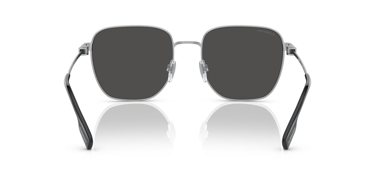 Burberry Drew 0BE3142 100587 55 Silver / Dark Grey 55 / Polyamide Bio / Metal / Metal