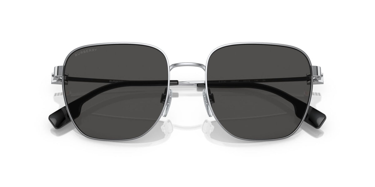 Burberry Drew 0BE3142 100587 55 Silver / Dark Grey 55 / Polyamide Bio / Metal / Metal