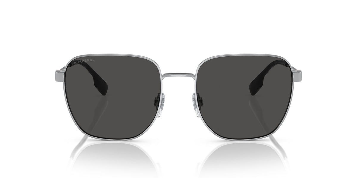 Burberry Drew 0BE3142 100587 55 Silver / Dark Grey 55 / Polyamide Bio / Metal / Metal