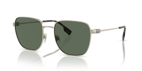 Burberry Drew 0BE3142 110971 55 Light Gold / Green Lens 55 / Polyamide Bio / Metal / Metal