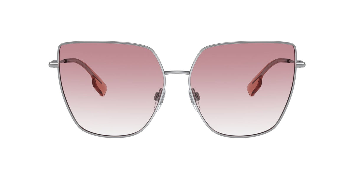 Burberry Alexis 0BE3143 10058D 61 Silver / Clear Gradient Pink 61 / Polyamide Bio / Steel / Metal
