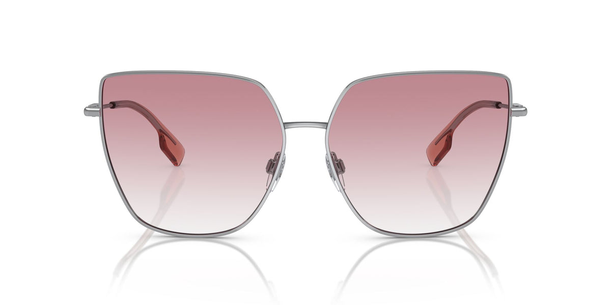 Burberry Alexis 0BE3143 10058D 61 Silver / Clear Gradient Pink 61 / Polyamide Bio / Steel / Metal