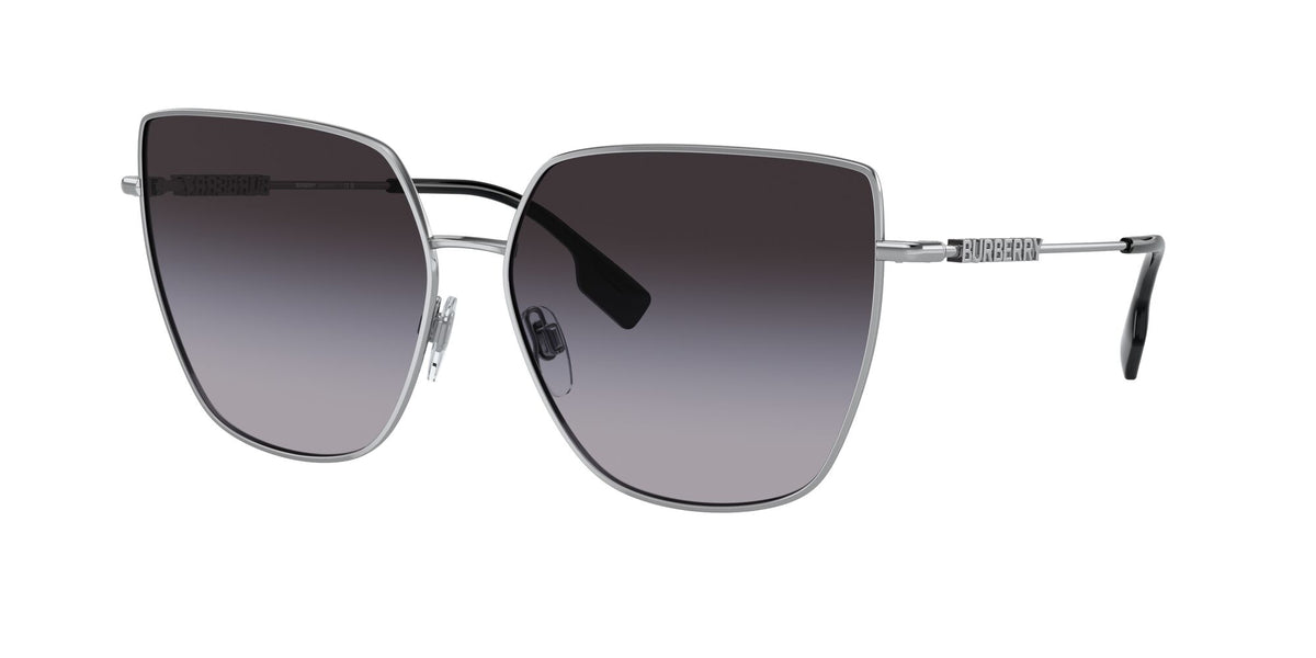 Burberry Alexis 0BE3143 10058G 61 Silver / Grey Gradient 61 / Polyamide Bio / Steel / Metal