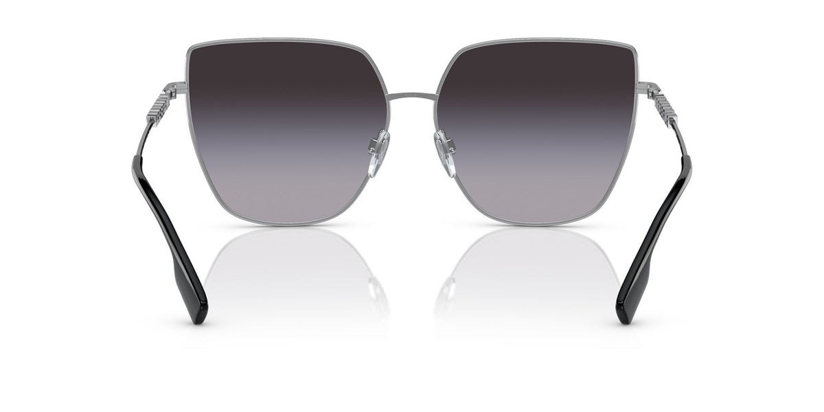 Burberry Alexis 0BE3143 10058G 61 Silver / Grey Gradient 61 / Polyamide Bio / Steel / Metal