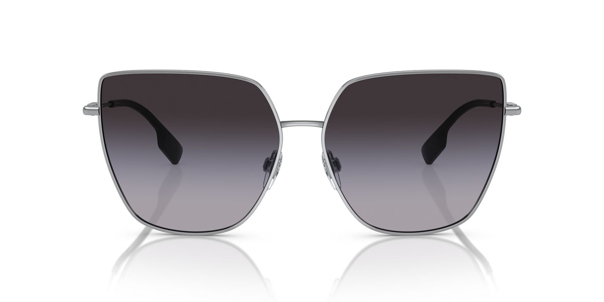 Burberry Alexis 0BE3143 10058G 61 Silver / Grey Gradient 61 / Polyamide Bio / Steel / Metal