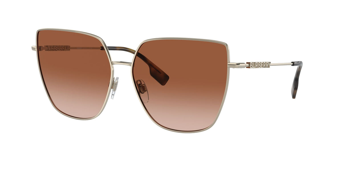Burberry Alexis 0BE3143 110913 61 Light Gold / Brown Gradient 61 / Polyamide Bio / Steel / Metal