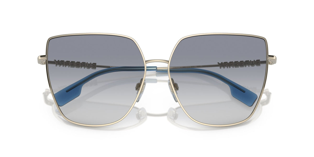Burberry Alexis 0BE3143 110979 61 Light Gold / Clear Gradient Blue 61 / Polyamide Bio / Steel / Metal