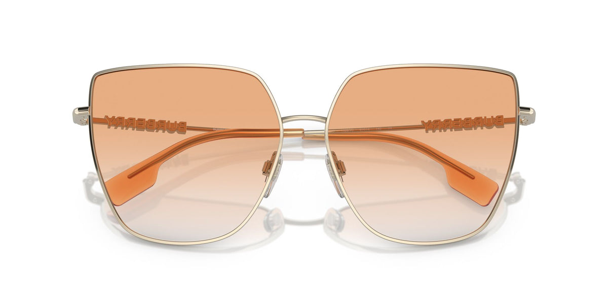Burberry Alexis 0BE3143 1109V0 61 Light Gold / Clear Gradient Red 61 / Polyamide Bio / Steel / Metal
