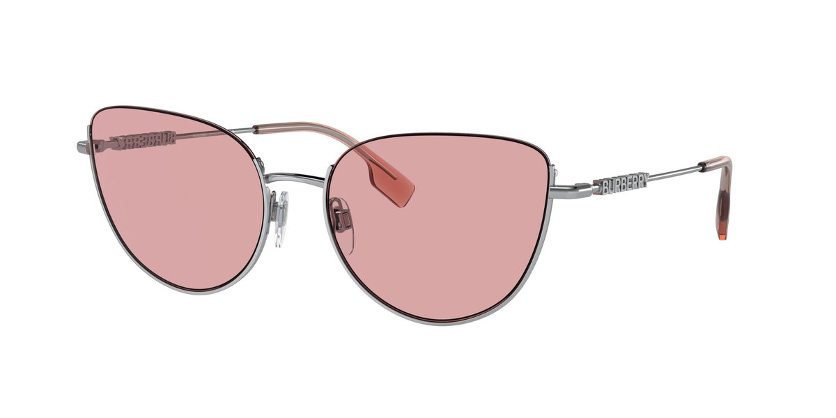 Burberry Harper 0BE3144 100584 58 Silver / Light Violet 58 / Polyamide Bio / Steel / Metal