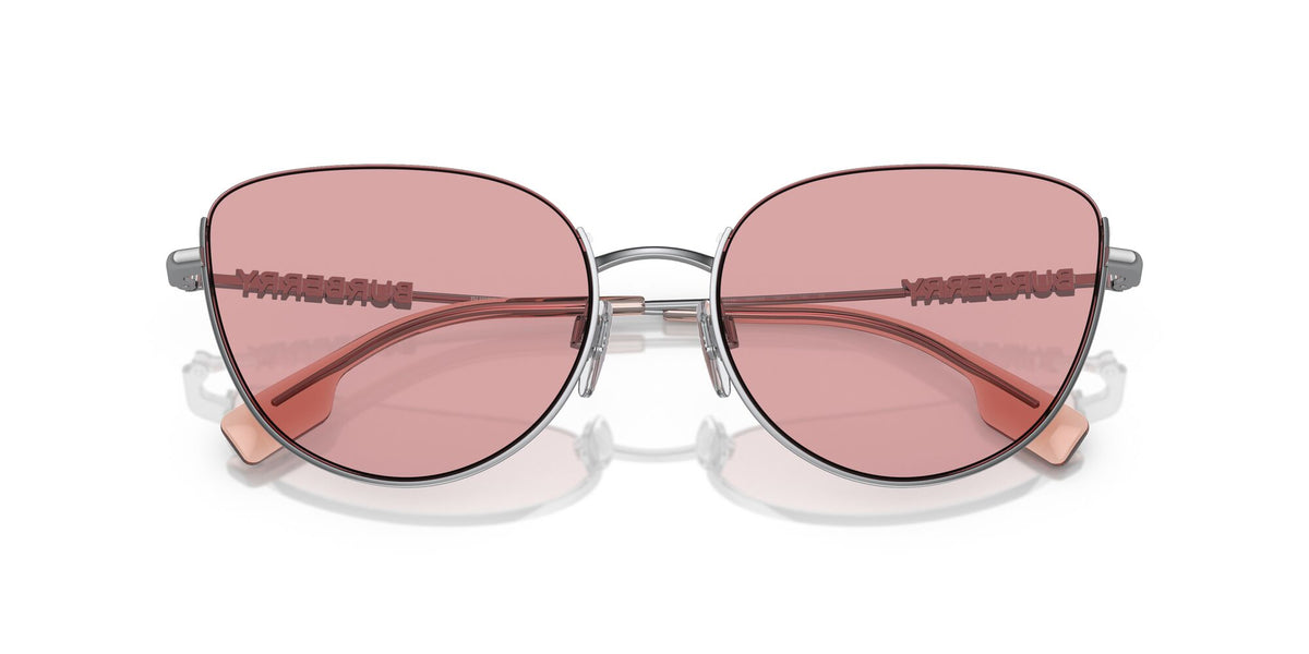 Burberry Harper 0BE3144 100584 58 Silver / Light Violet 58 / Polyamide Bio / Steel / Metal