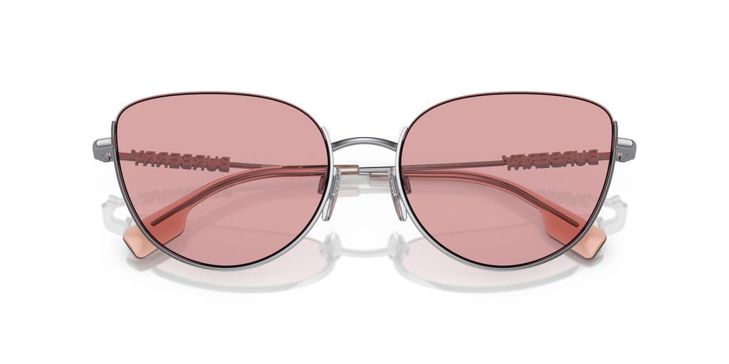 Burberry Harper 0BE3144 100584 58 Silver / Light Violet 58 / Polyamide Bio / Steel / Metal