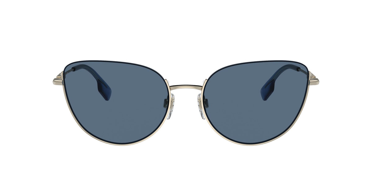 Burberry Harper 0BE3144 110980 58 Light Gold / Dark Blue 58 / Polyamide Bio / Steel / Metal