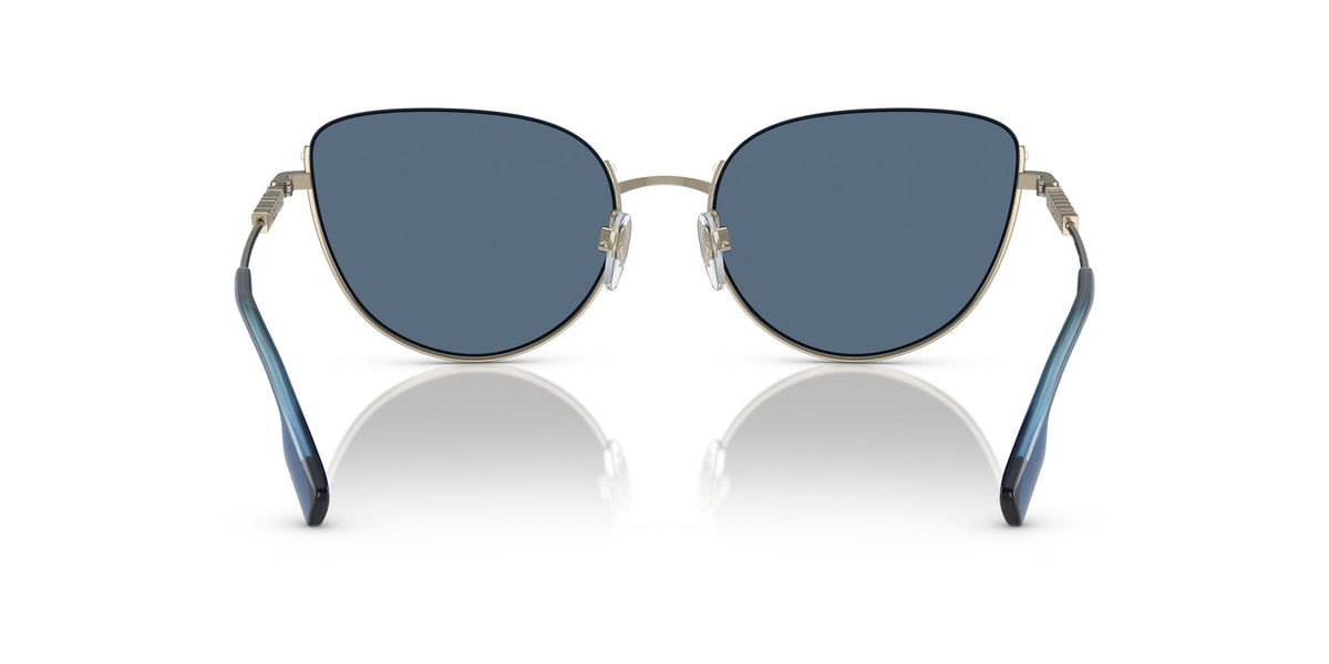 Burberry Harper 0BE3144 110980 58 Light Gold / Dark Blue 58 / Polyamide Bio / Steel / Metal