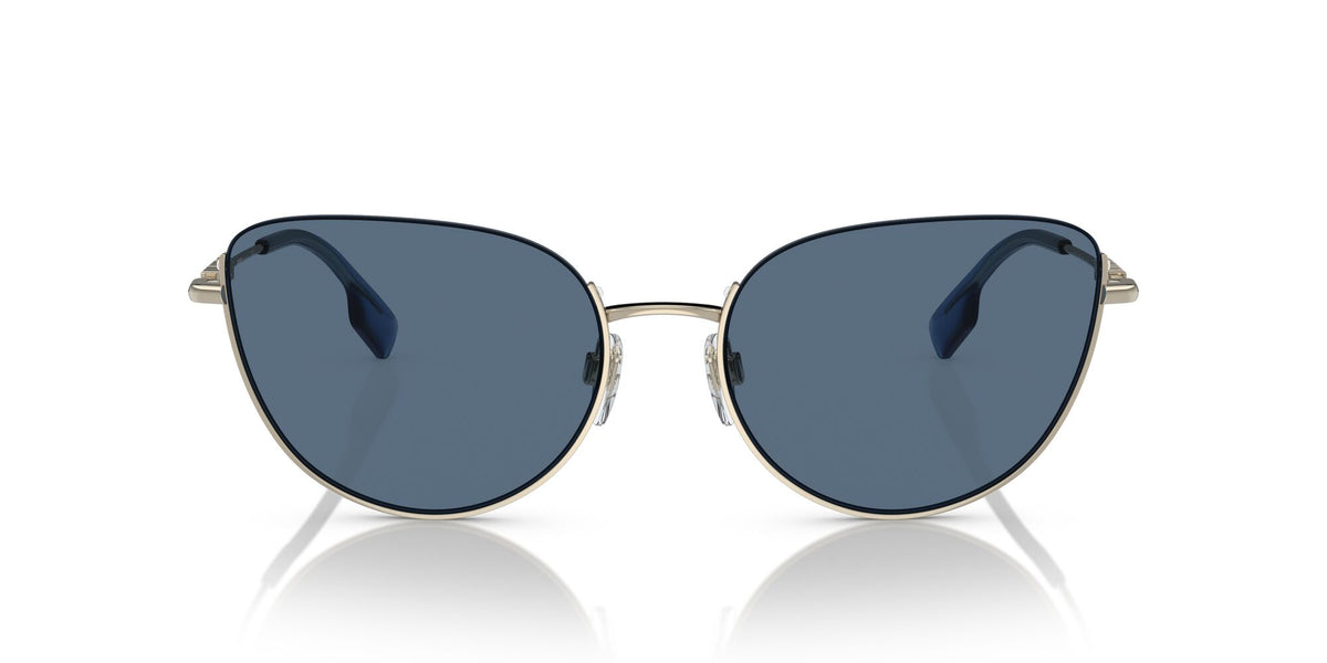 Burberry Harper 0BE3144 110980 58 Light Gold / Dark Blue 58 / Polyamide Bio / Steel / Metal