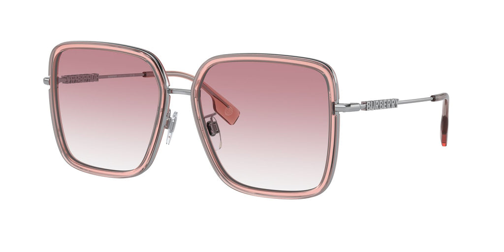 Burberry Dionne 0BE3145D 10058D 58 Pink / Clear Gradient Pink 58 / Polyamide Bio / Steel / Metal