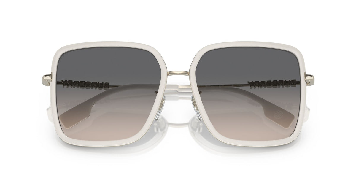 Burberry Dionne 0BE3145D 1109G9 58 Ivory / Light Brown Gradient Grey 58 / Polyamide Bio / Steel / Metal