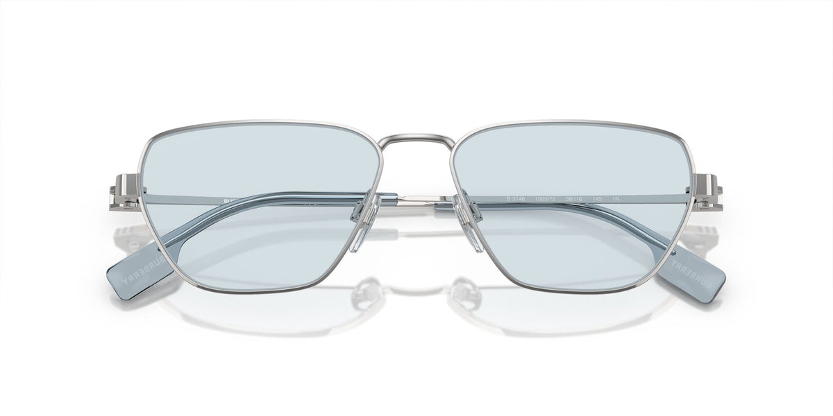 Burberry  0BE3146 100572 56 Silver / Light Blue 56 / Polyamide Bio / Metal / Metal
