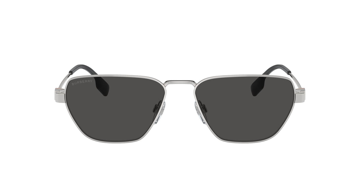 Burberry  0BE3146 100587 56 Silver / Dark Grey 56 / Polyamide Bio / Metal / Metal