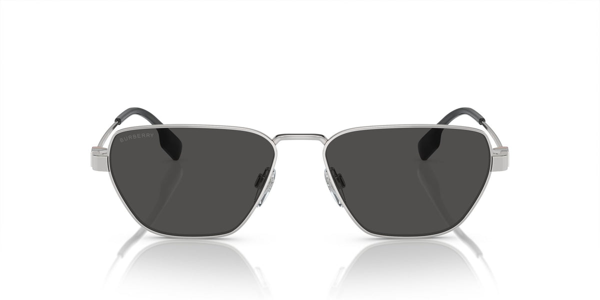 Burberry  0BE3146 100587 56 Silver / Dark Grey 56 / Polyamide Bio / Metal / Metal