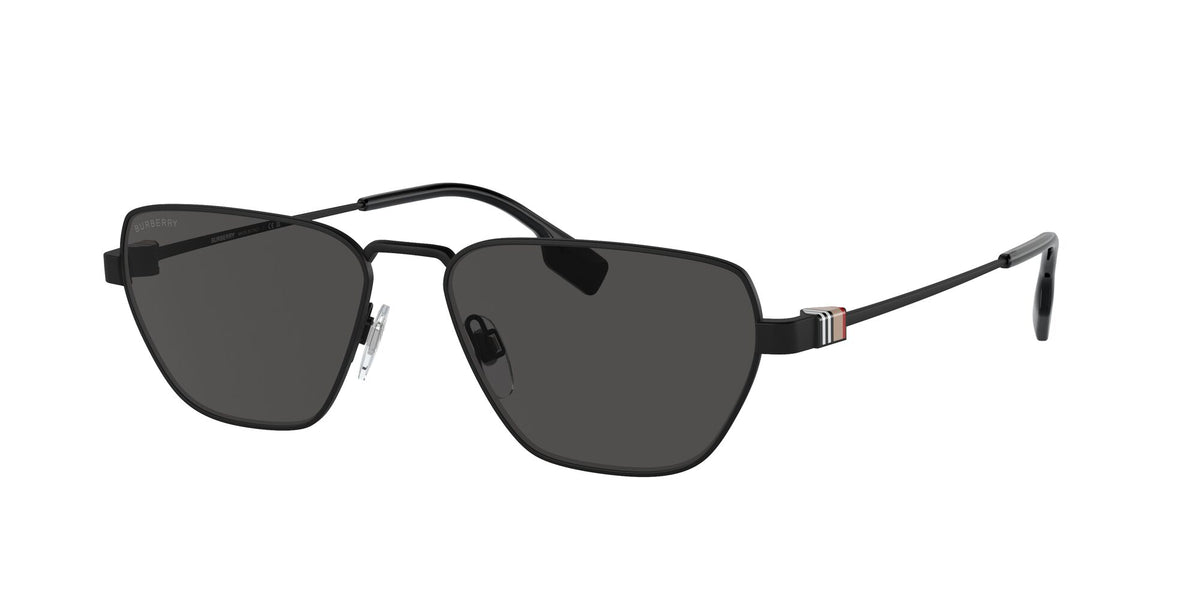 Burberry  0BE3146 100787 56 Black / Dark Grey 56 / Polyamide Bio / Metal / Metal