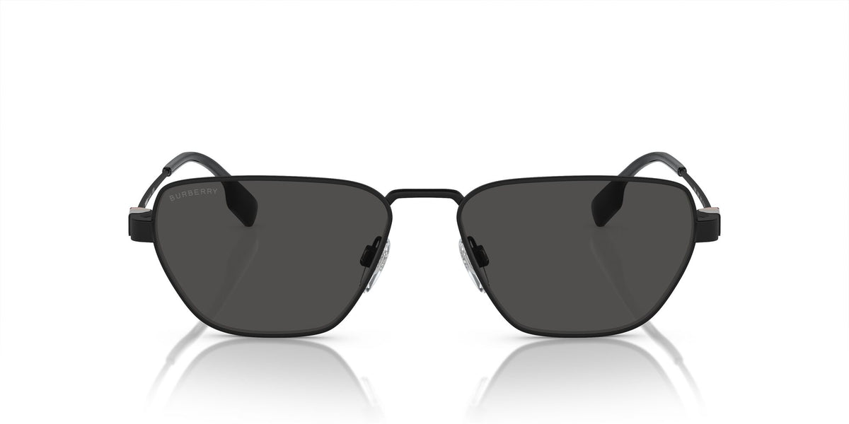 Burberry  0BE3146 100787 56 Black / Dark Grey 56 / Polyamide Bio / Metal / Metal