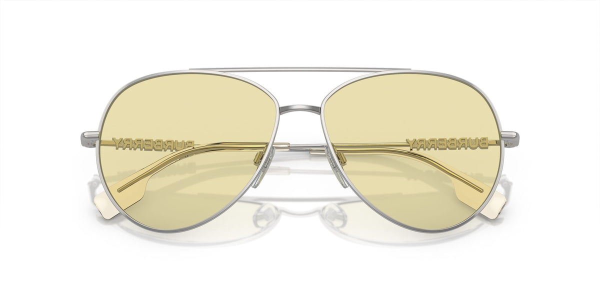 Burberry  0BE3147 1005M4 58 Silver / Photo Light Brown 58 / Nxt / Steel / Metal