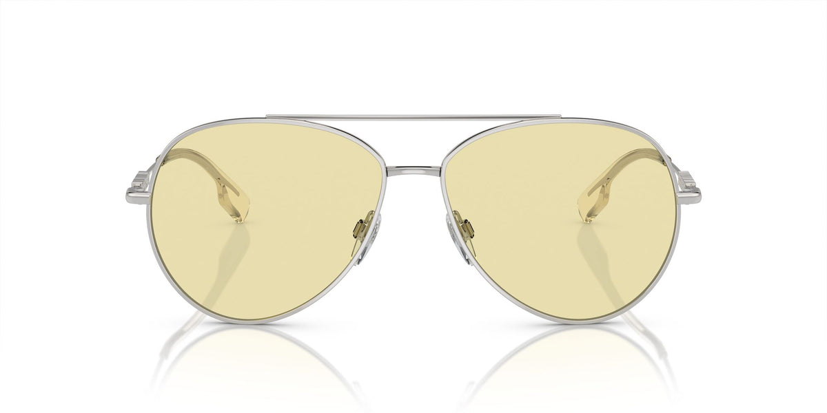 Burberry  0BE3147 1005M4 58 Silver / Photo Light Brown 58 / Nxt / Steel / Metal
