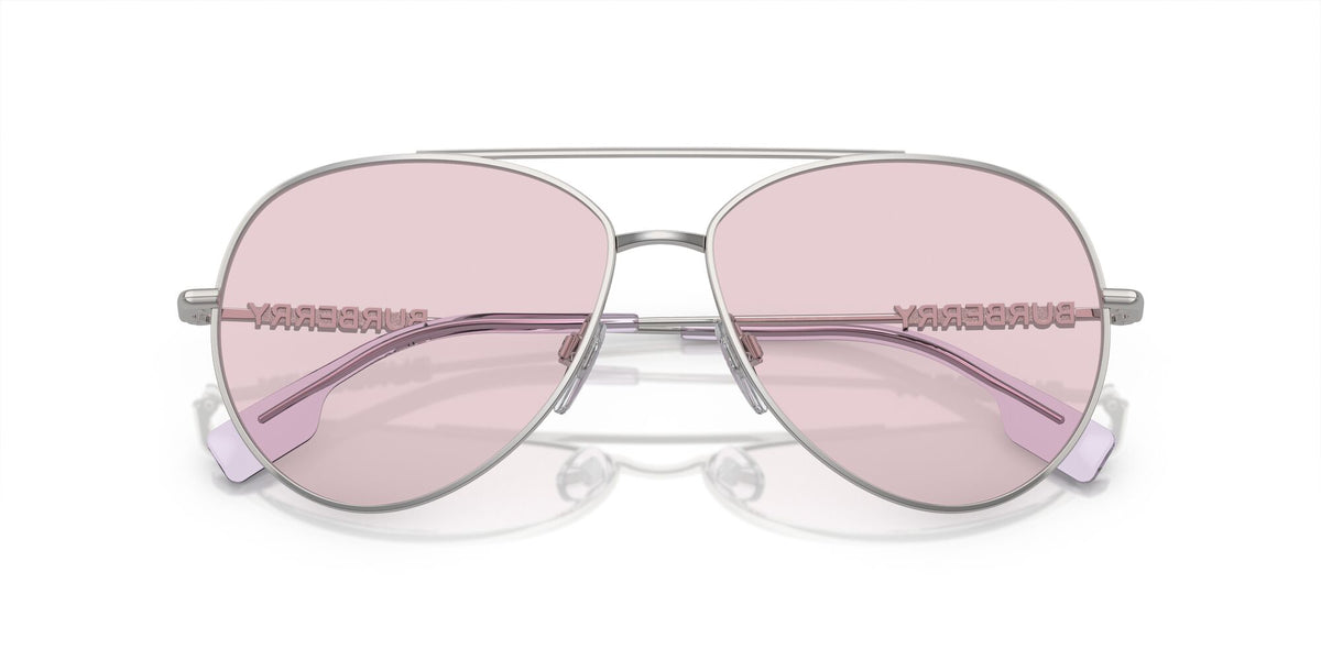 Burberry  0BE3147 1005P5 58 Silver / Photo Pink 58 / Nxt / Steel / Metal