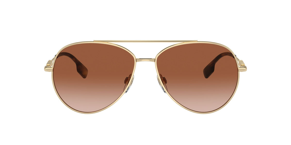 Burberry  0BE3147 110913 58 Light Gold / Brown Gradient 58 / Polyamide Bio / Steel / Metal