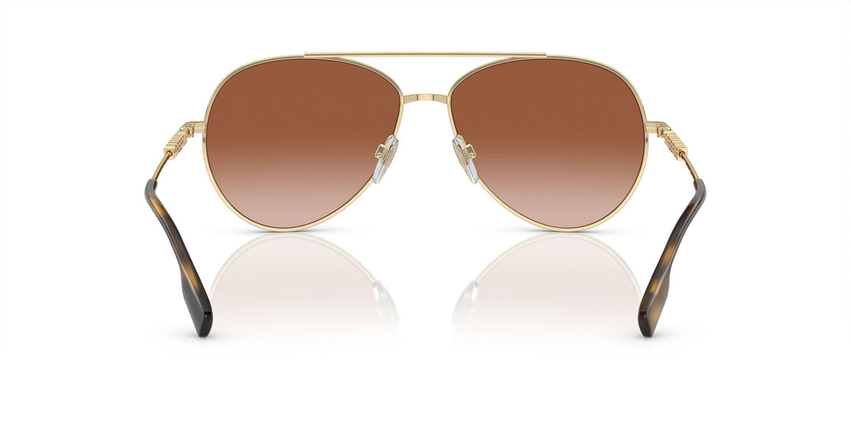 Burberry  0BE3147 110913 58 Light Gold / Brown Gradient 58 / Polyamide Bio / Steel / Metal